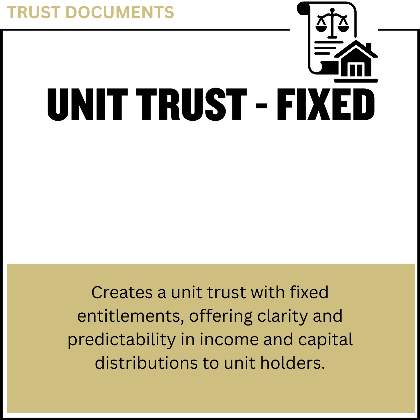 Unit Trust - Fixed