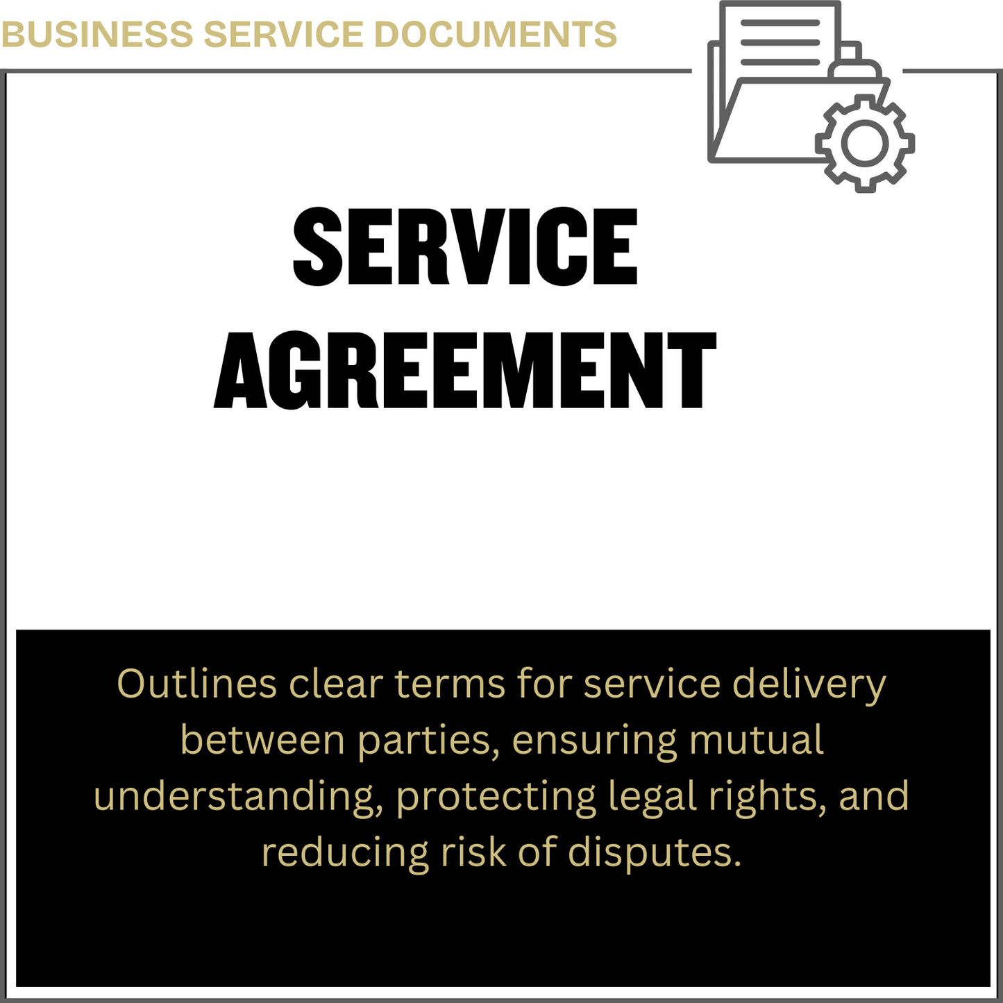Service Agreement (Standard and Non-Complex Services)