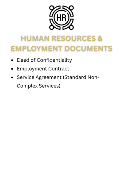 Human Resources & Employment Documents