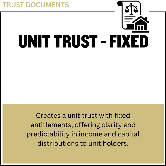Unit Trust - Fixed