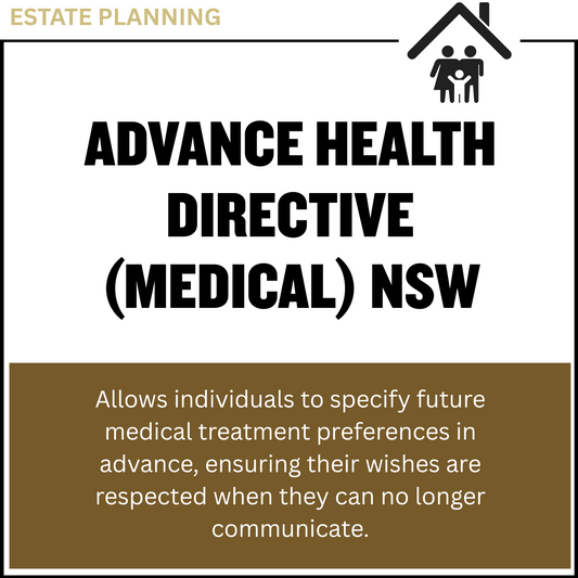 Advance Health Directive (Medical) NSW