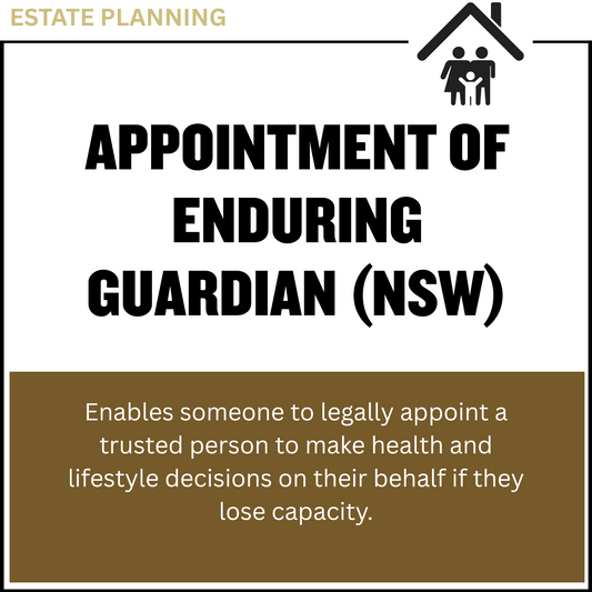 Appointment of Enduring Guardian (NSW)