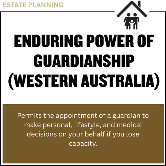 Enduring Power Of Attorney (Financial) (Western Australia)