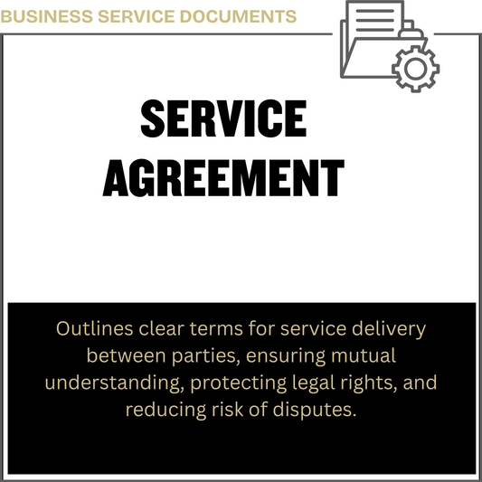 Service Agreement (Standard and Non-Complex Services)