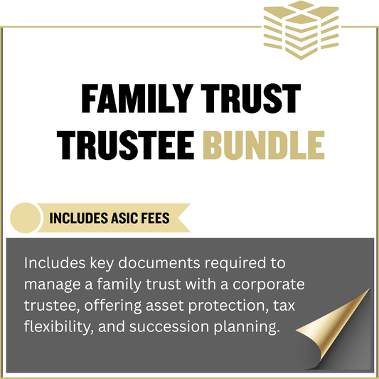 Family Trust Trustee Bundle