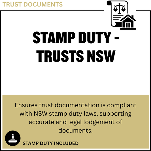 Stamp Duty - Trusts NSW